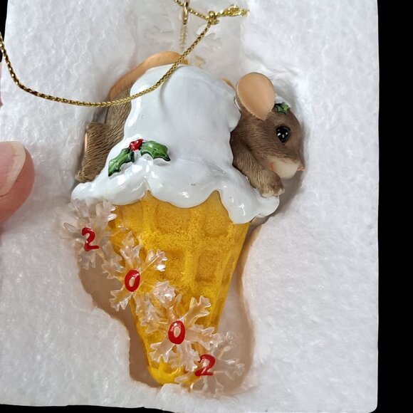 Charming Tails by Fitz and Floyd Snow Cone 2002 Limited Edition 86/121 Box - Picture 6 of 7